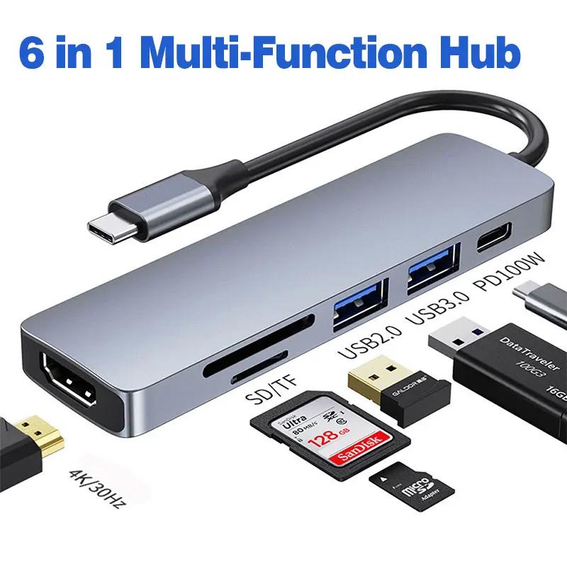 USB  ŷ, USB C to HDMI , USB Ʈ, TF/SD ī , PD   ġ, USB Ŭ C ġ ȣȯ , 6 in 1